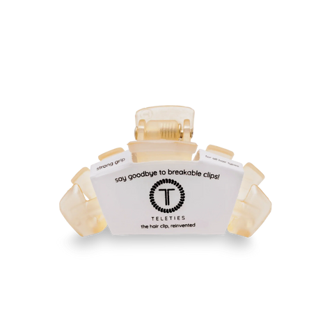 Classic Almond Beige Tiny Claw Clip