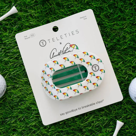Arnold Palmer 2026 Medium Flat Round Hair Clip