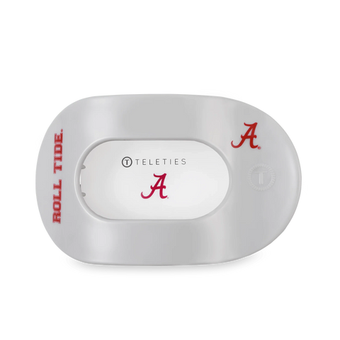 Roll Tide! Large Flat Round Hair Clip