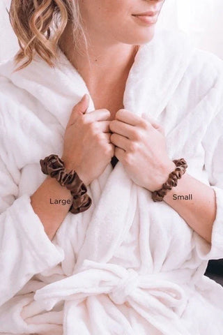 For the Love of Nudes Large Silk Scrunchies