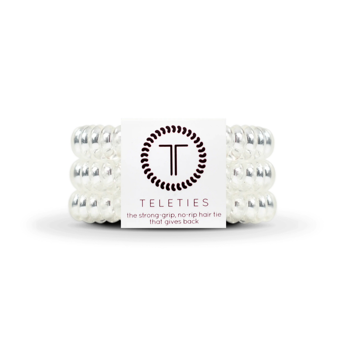 Crystal Clear Large Hair Ties