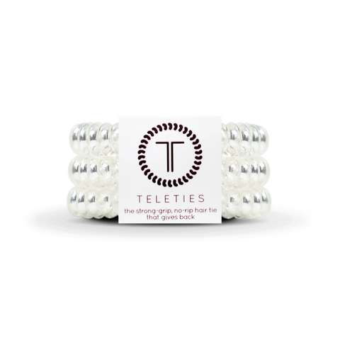 Crystal Clear Large Hair Ties