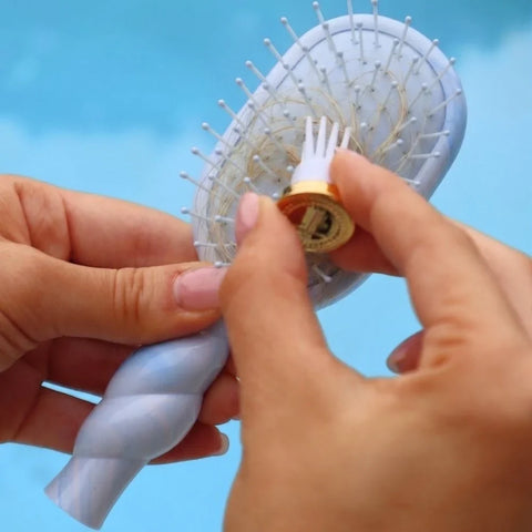 Mini Detangler Hair Brush for Medium Hair - Tide & True