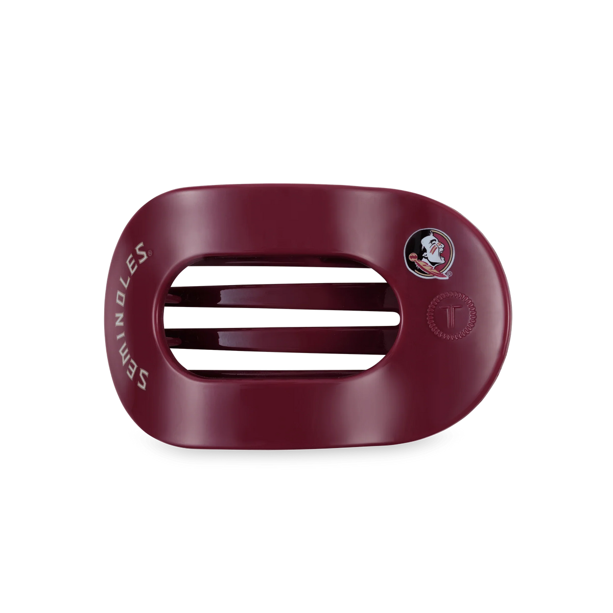 Go Noles! Medium Flat Round Hair Clip