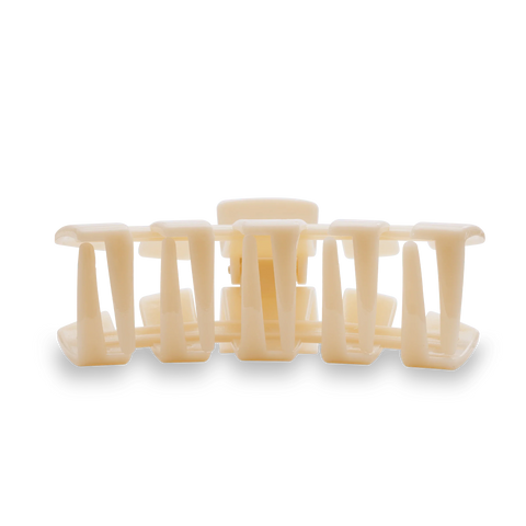 Classic Almond Beige Large Claw Clip