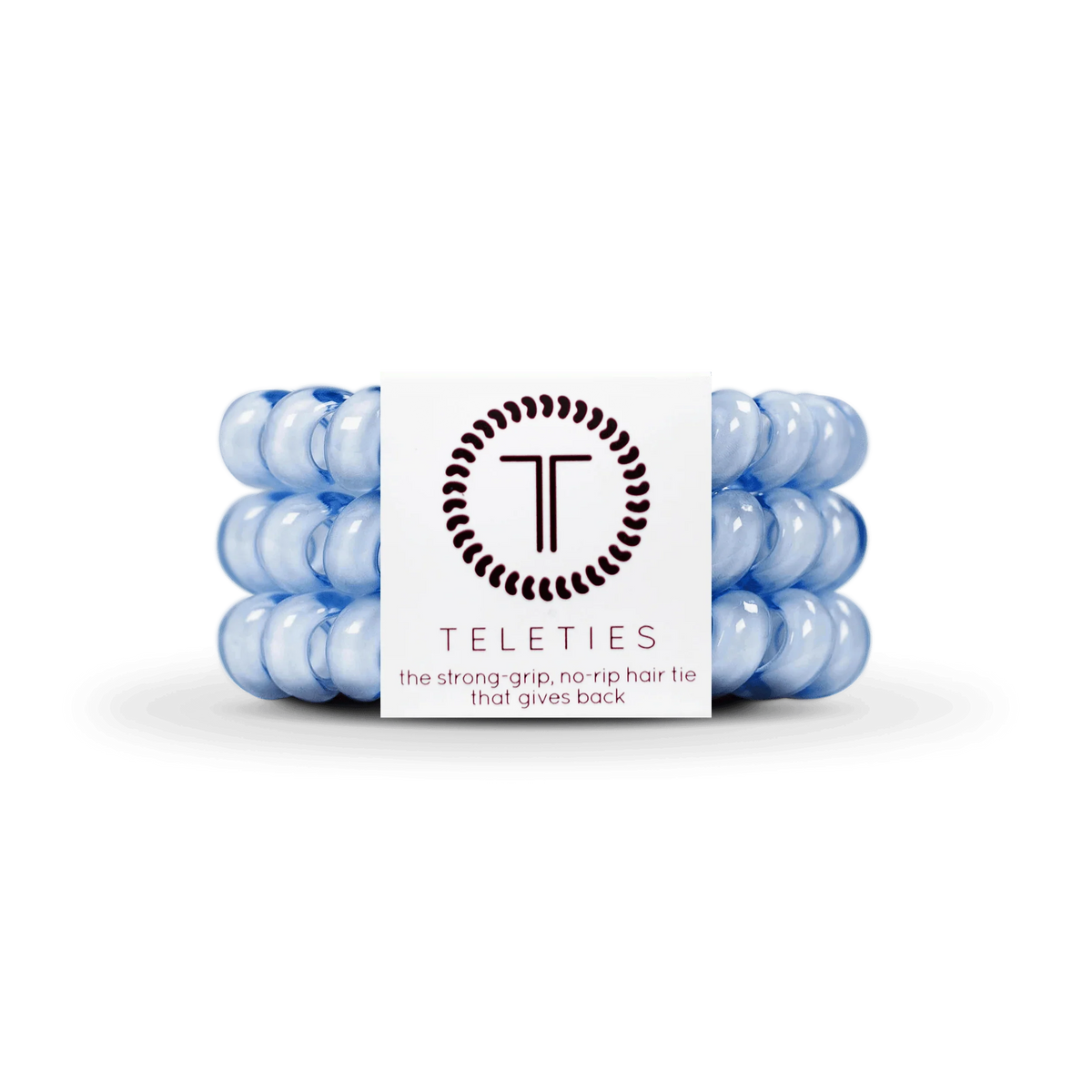 Washed Denim Large Hair Ties