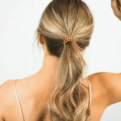 Sunset Gold Large Hair Ties