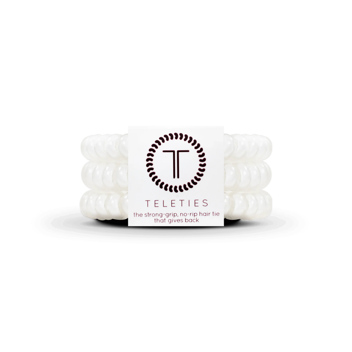 Coconut White Small Hair Ties