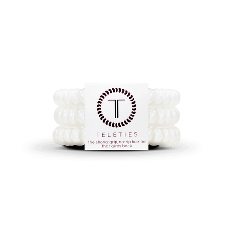 Coconut White Small Hair Ties