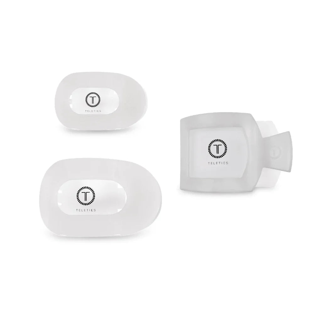 Coconut White Flat Clip Bundle