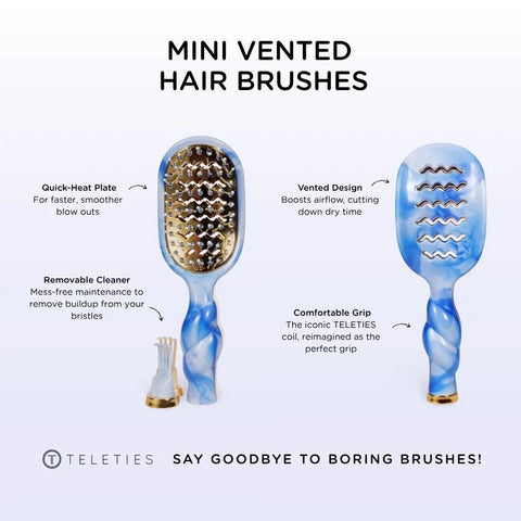 Mini Vented Hair Brush - Tide & True