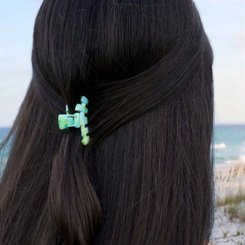 Classic By the Sea Shore Tiny Claw Clip