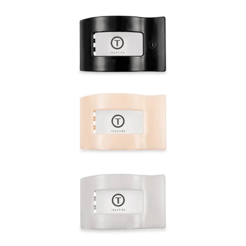 Rectangle Neutral Flat Clip Bundle - Medium