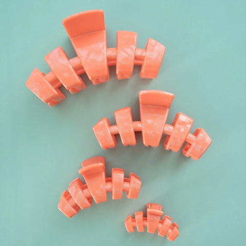 Classic Dreamsicle Tiny Claw Clip