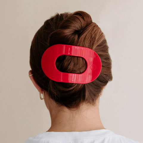 Red Carpet Ready Large Flat Round Hair Clip