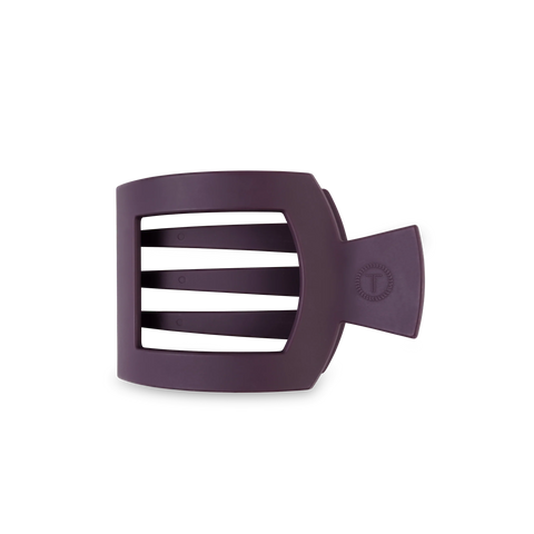 Burgundy Bliss Medium Flat Square Hair Clip