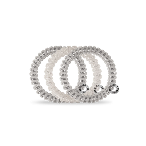 Silver Slay Small Hair Ties