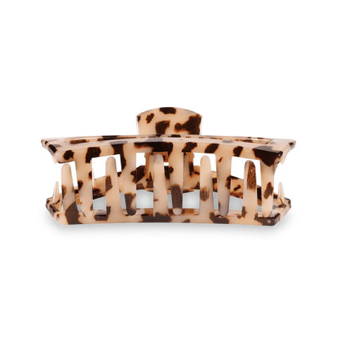 Open Blonde Tortoise Medium Claw Hair Clip
