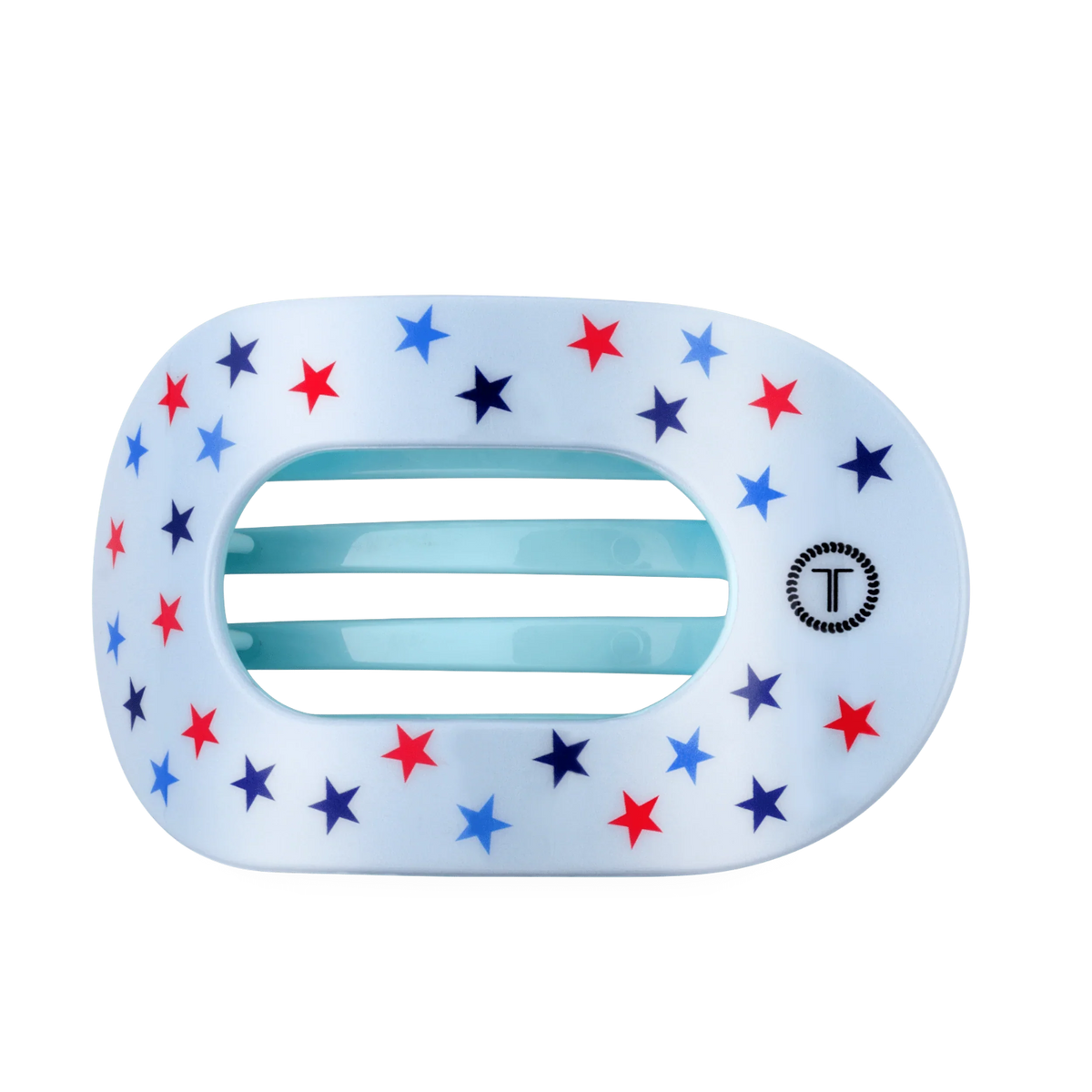 United We Sparkle Large Flat Round Hair Clip