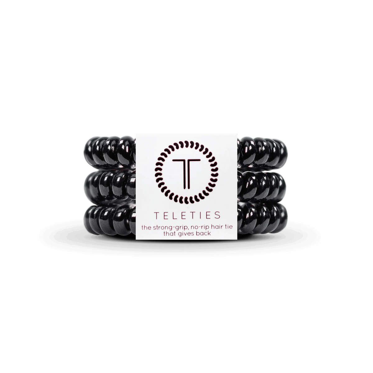 Jet Black Small Hair Ties