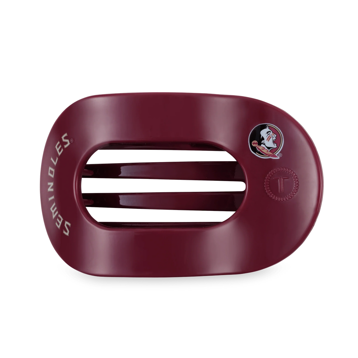 Go Noles! Large Flat Round Hair Clip