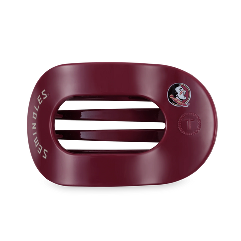 Go Noles! Large Flat Round Hair Clip
