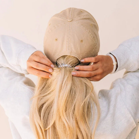Nice Hair Ball Cap - Tan